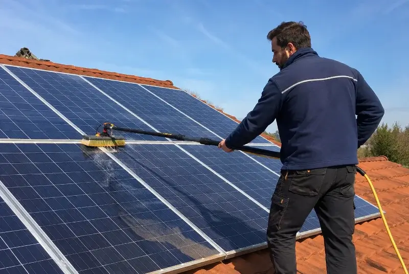 Nettoyage et entretien de panneaux solaires à Istres